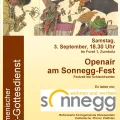 Flyer Fest-GD Sonneg 3.9.2022 (Foto: Willy Niklaus)