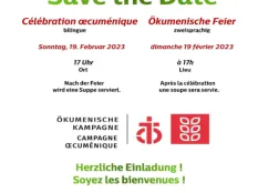 Save the date &Ouml;kumenische Feier 2023