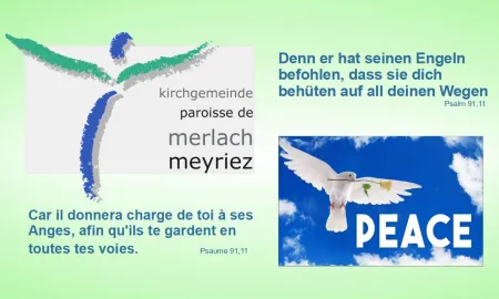 Logo und Fahne und Sprüche (Foto: Hansruedi Staub) Logo und Fahne und Sprüche (Foto: Hansruedi Staub)